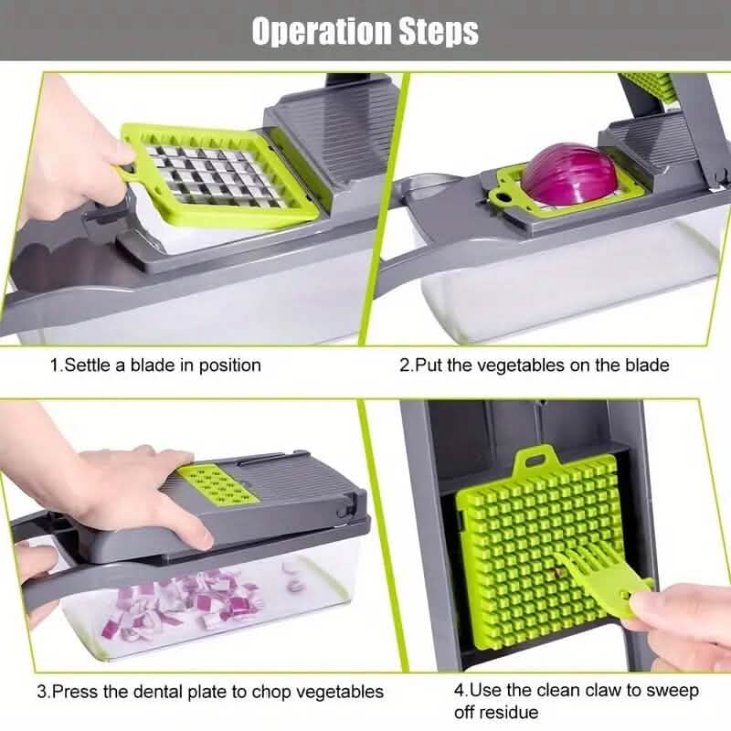 Chef Rizm 14-in-1 Vegetable Chopper & Prep System