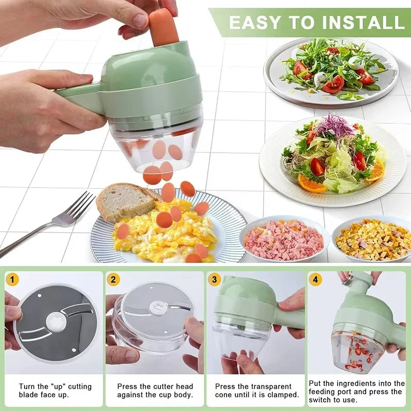 Chef Rizm Rechargeable Electric Food Chopper