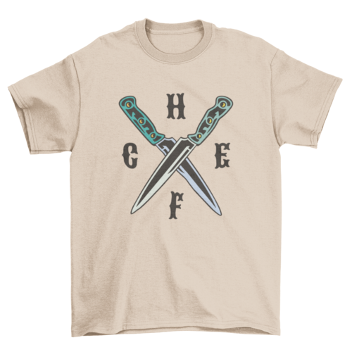 Chef knives t-shirt