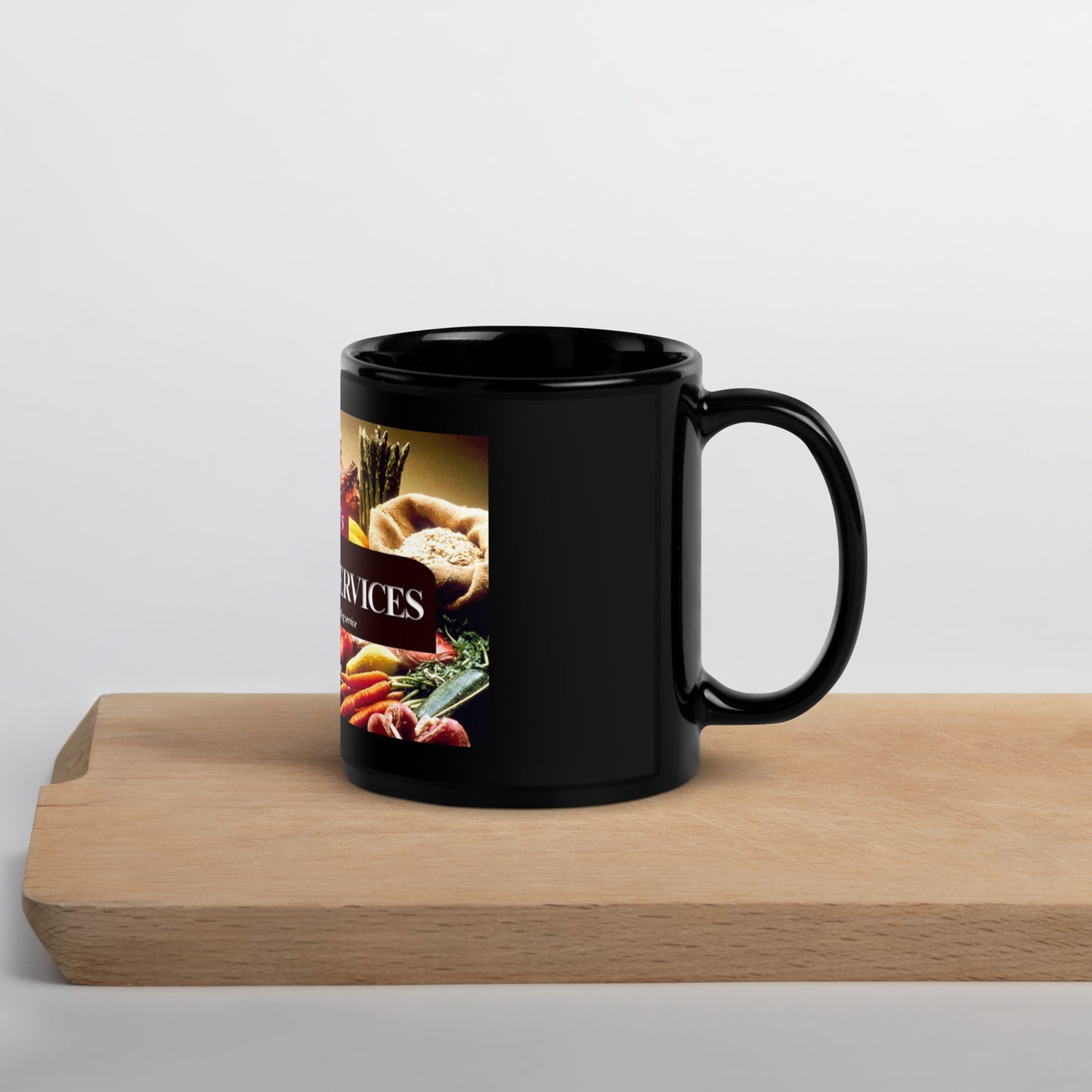 Black Glossy Mug