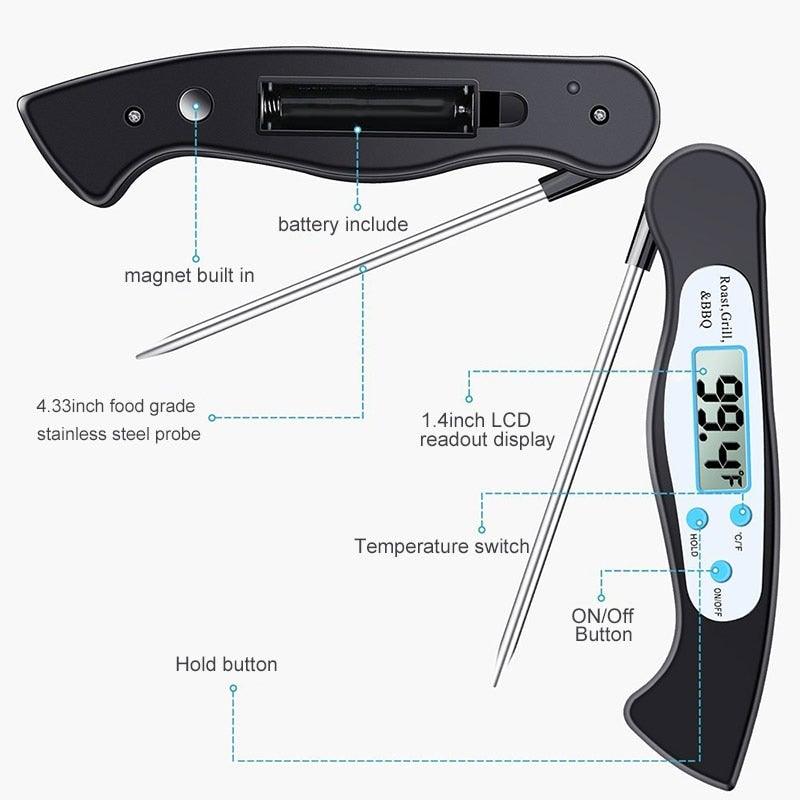 Chef Rizm Instant-Read Digital Meat Thermometer