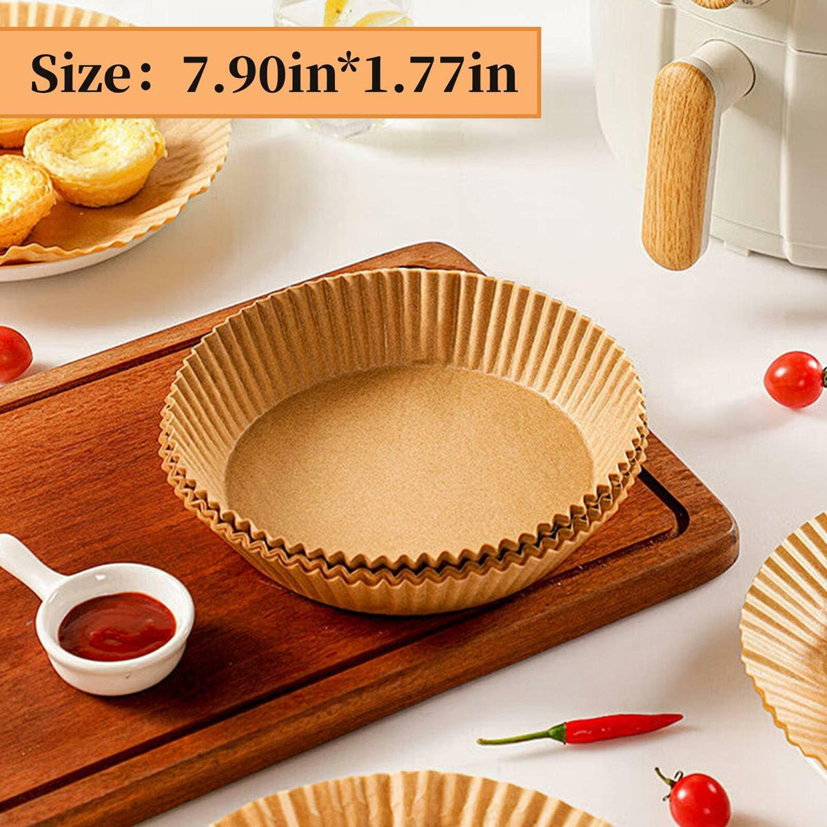 Chef Rizm 125-Piece Air Fryer Liner Pack
